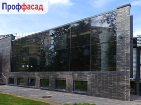  Структурное остекление фасада здания Мытищинского филиала Московского областного БТИ