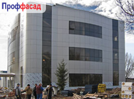 Структурное остекление здания заводоуправления